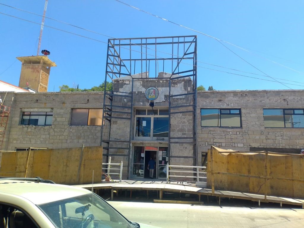 Avanza 85% el rescate del edificio del Palacio Municipal