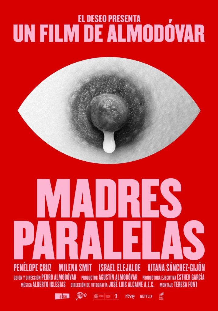 Póster de Madres Paralelas, la nueva cinta de Pedro Almodóvar