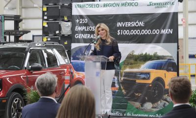 Inaugura gobernadora Pavlovich ampliación de la nave industrial de Schnellecke Logistics