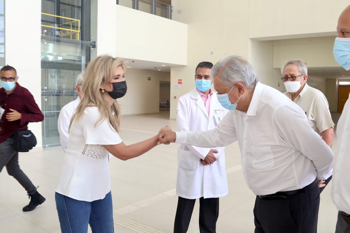 Entregan Gobernadora Pavlovich y Presidente López Obrador obra del nuevo Hospital General del Estado y supervisan equipamiento