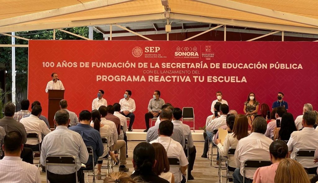 Con el programa "Reactiva tu escuela" buscaremos acondicionar todos los planteles antes de fin de año: gobernador Alfonso Durazo