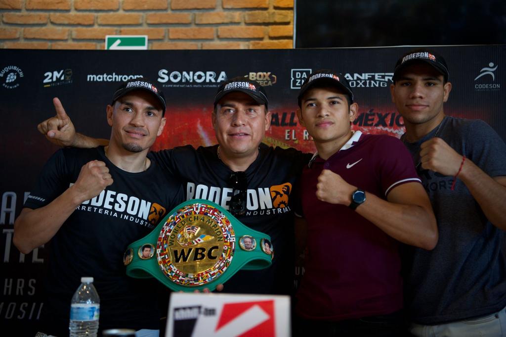 sábado 3 en una gala de boxeo de cuatro campeonatos mundiales en Hermosillo