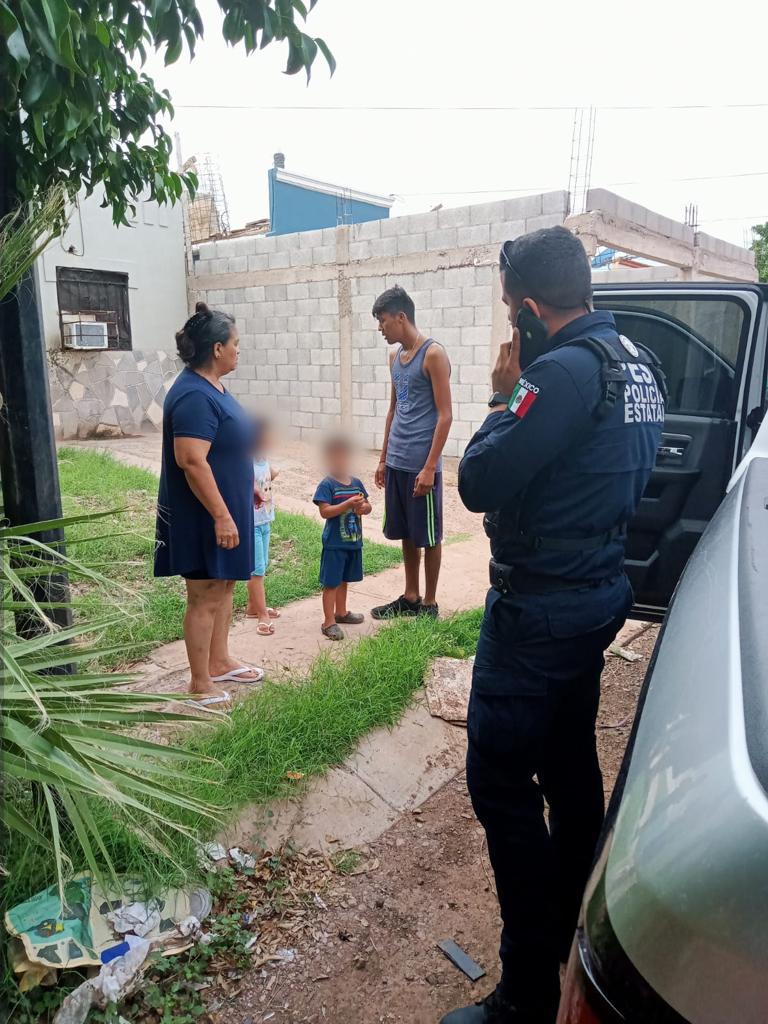 Localiza Policía Estatal a menores extraviados en Guaymas Norte