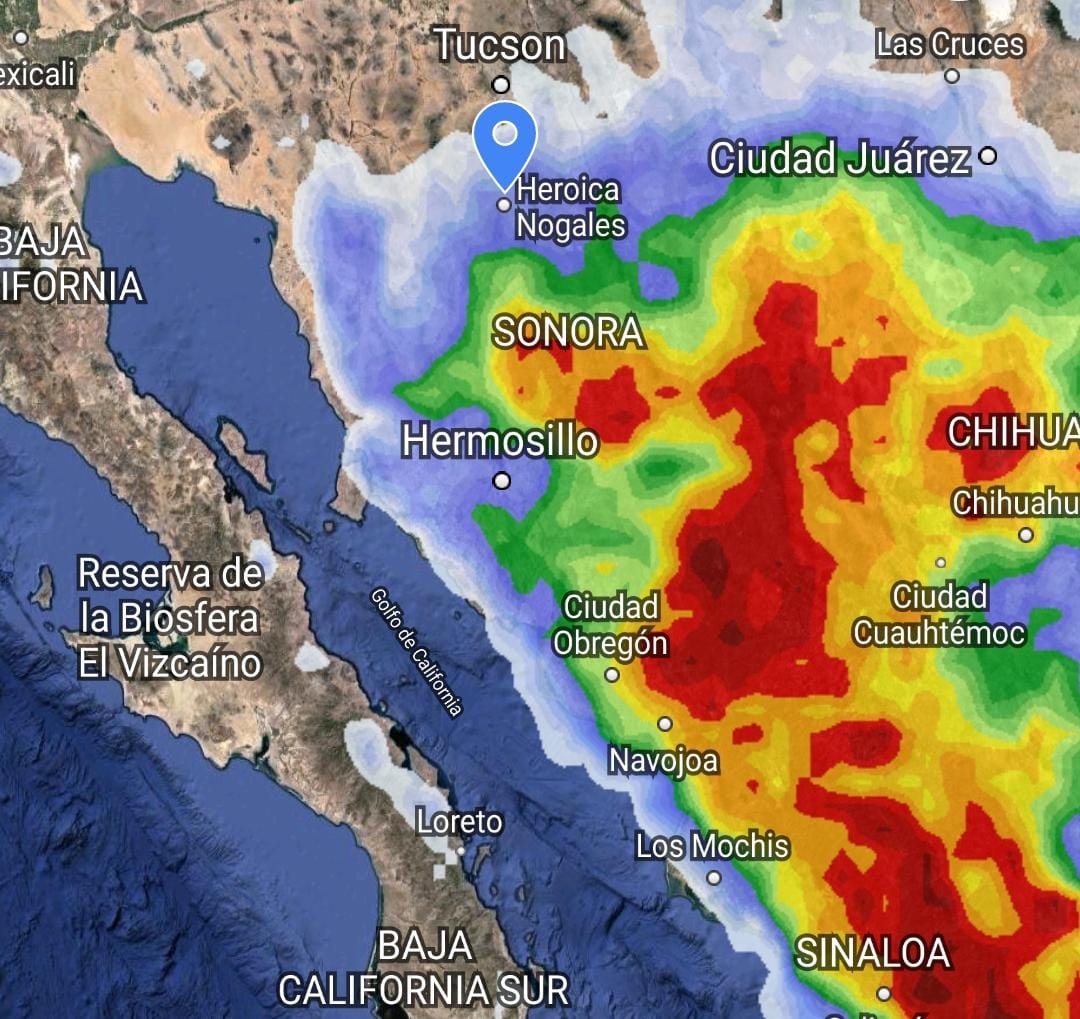 Emite Protección Civil Sonora alerta por lluvias intensas esta semana