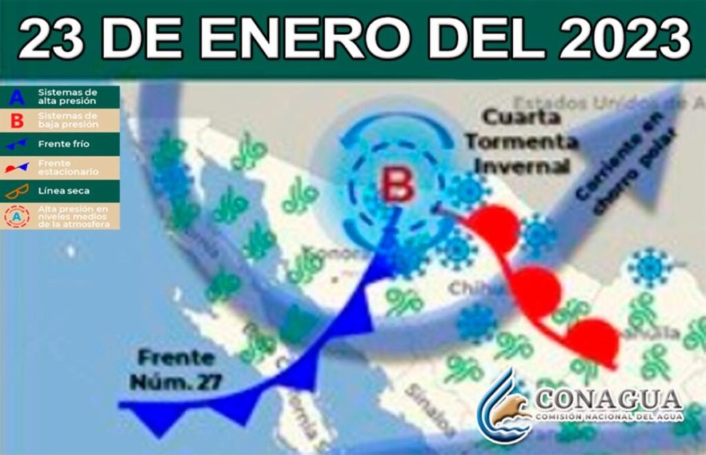 Emiten alerta por tormenta invernal en Sonora