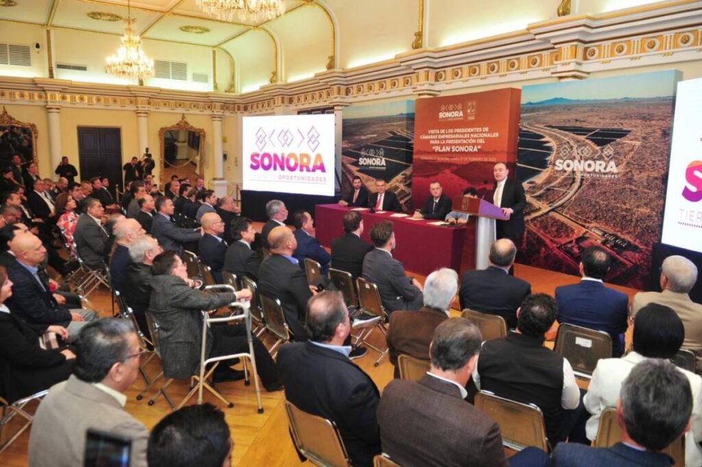 Líderes de cámaras empresariales nacionales respaldan el Plan Sonora: gobernador Alfonso Durazo
