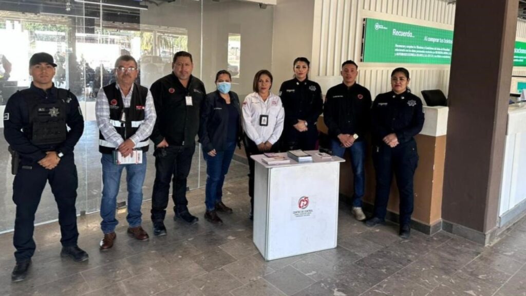 Instala C5i Sonora módulo de atención en Central Camionera de Hermosillo