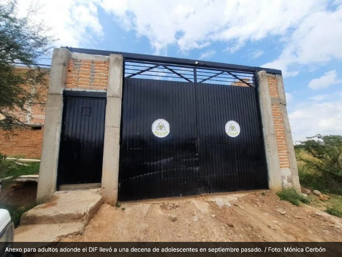 Anexo para adultos adonde el DIF llevó a una decena de adolescentes en septiembre pasado. / Foto: Mónica Cerbón