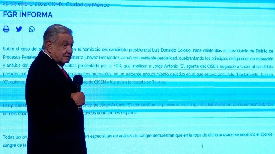 AMLO rechaza dar carpetazo al ‘caso Colosio’