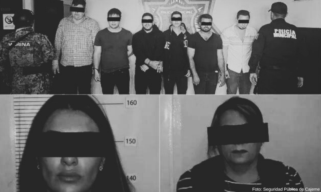 Detienen a 8 presuntos secuestradores y ladrones en Ciudad Obregón
