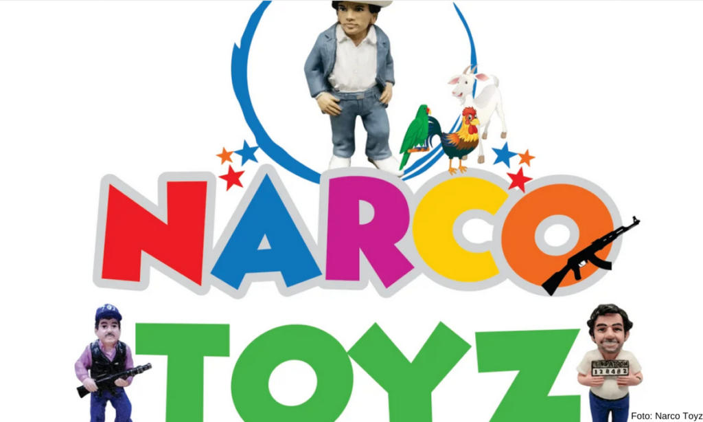 venden figuras “coleccionables” de diferentes narcos