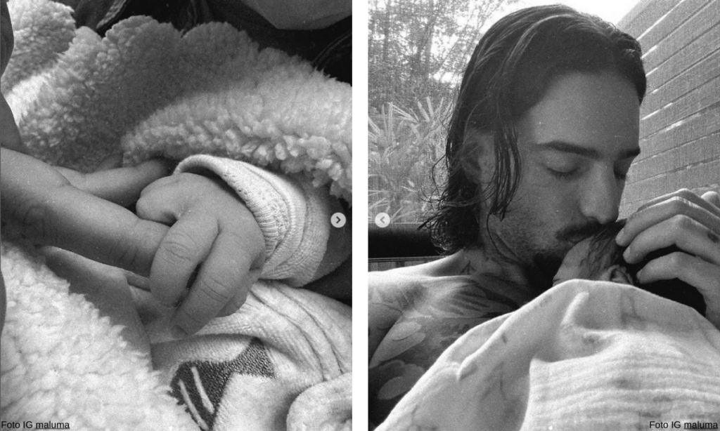 ¡Ya es papá! Maluma comparte tiernas fotos junto a su bebé