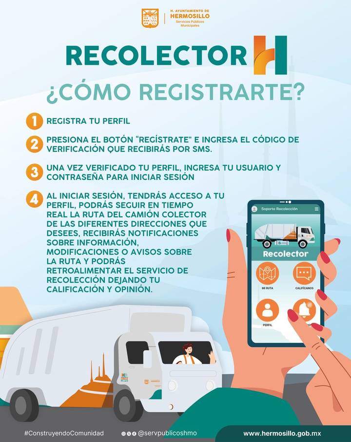 Hermosillo ha dado un paso hacia la modernización con la introducción de la Aplicación Móvil "Recolector H"