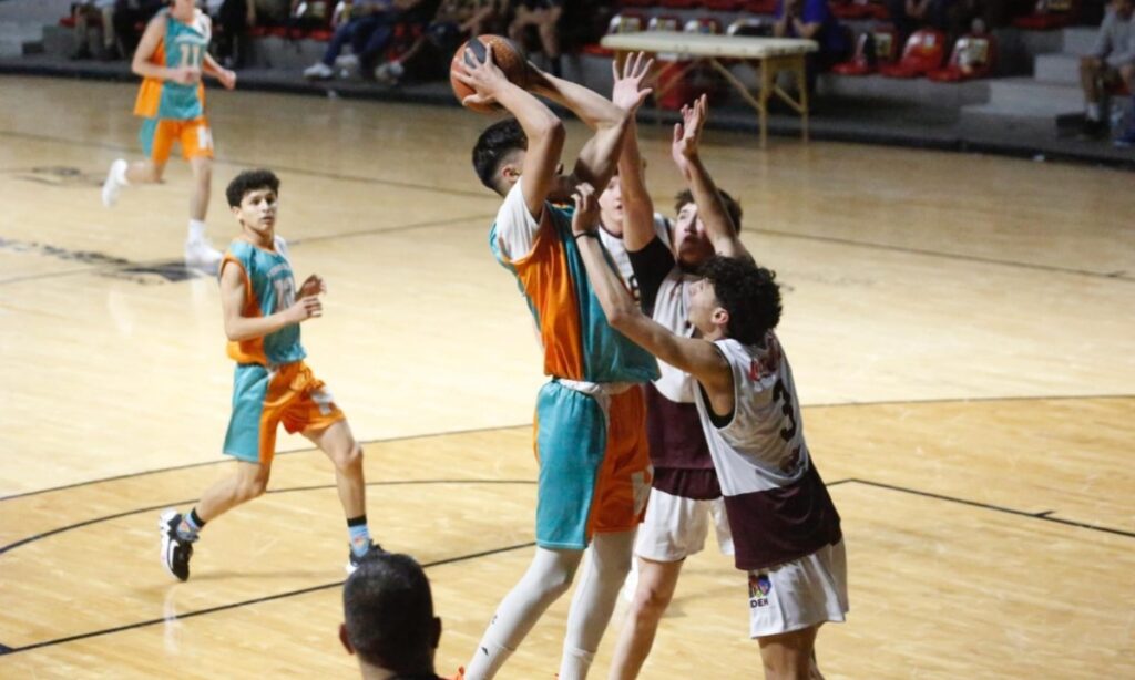 Hermosillo vence a Nogales por partida doble en basquetbol 17-18 años