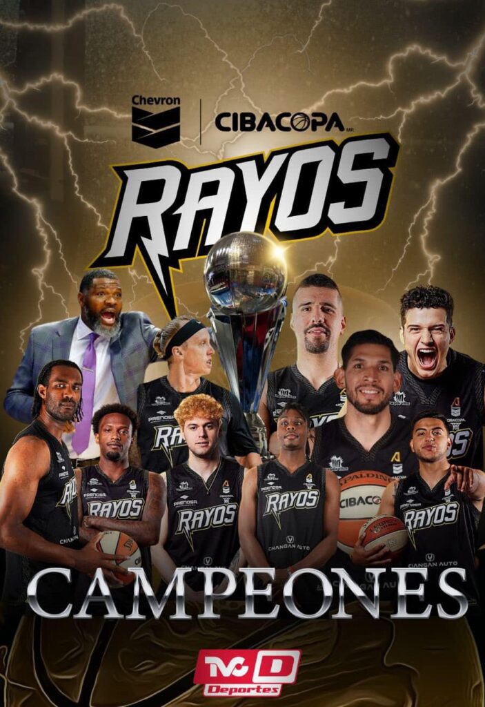 Rayos de Hermosillo se corona campeón del Cibacopa 2024 tras barrer a Astros de Jalisco
