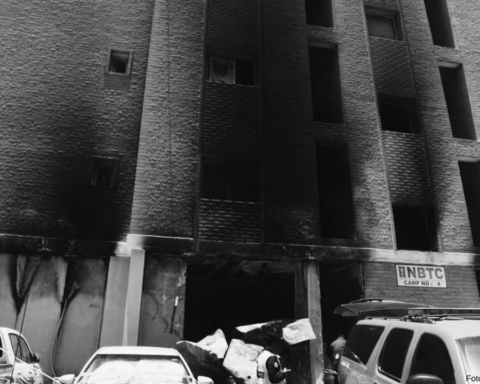 Incendio en un edificio de Kuwait