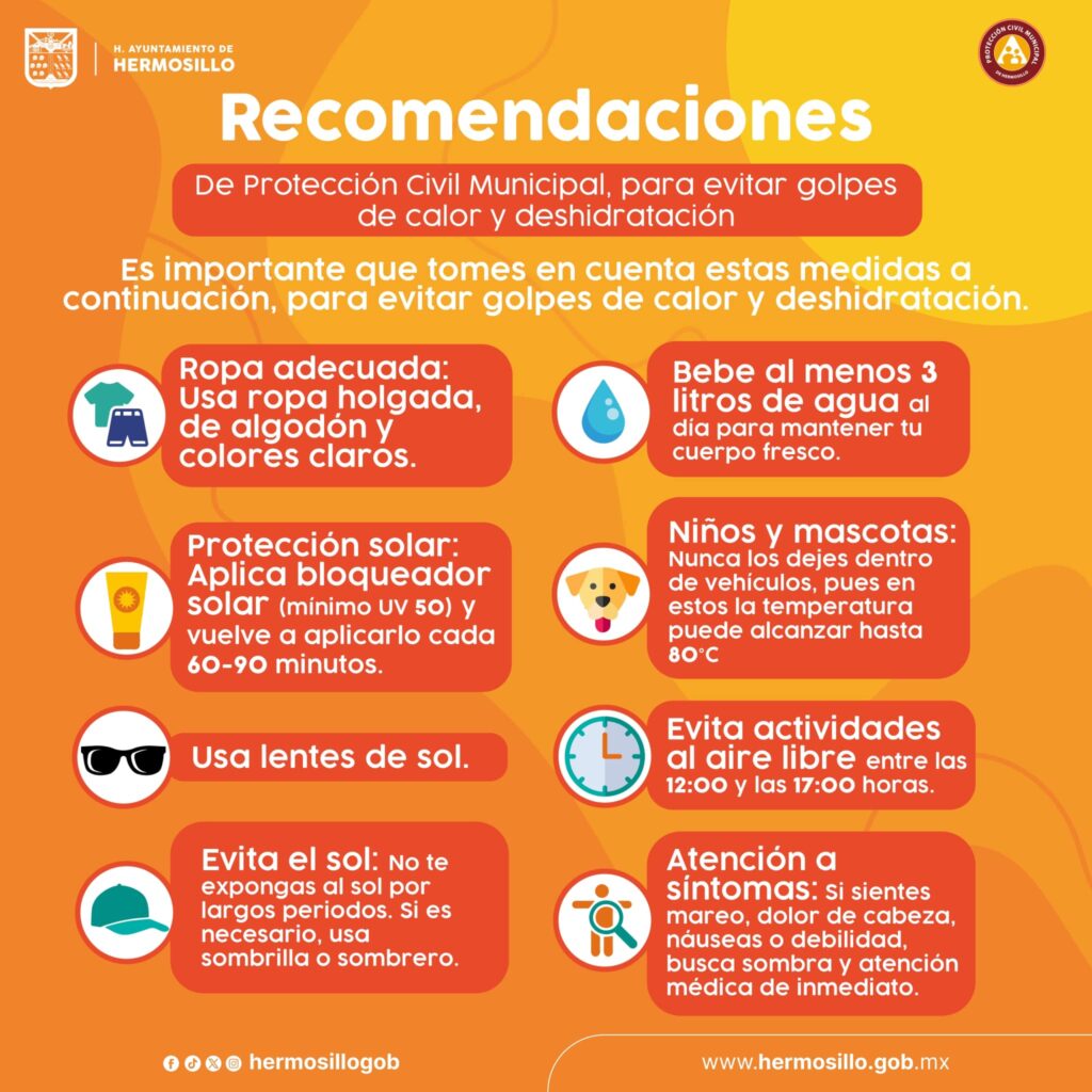 Anuncia Astiazarán medidas de prevención ante altas temperaturas
