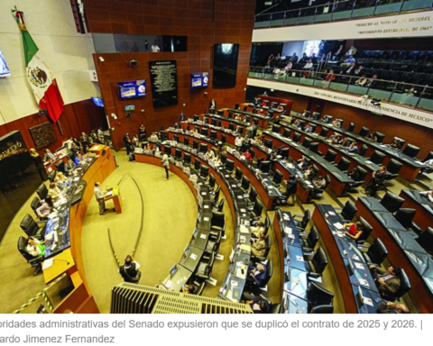 Escándalo en el Senado: aparece dos veces contrato millonario y ahora quieren borrarlo